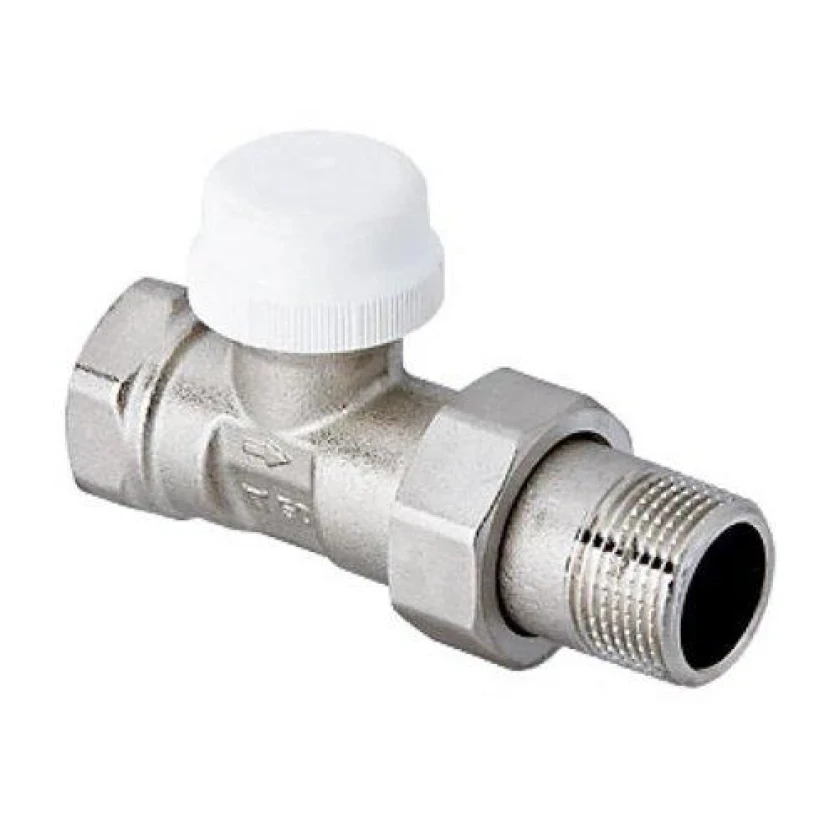 Кран радиаторный термостатический прямой Raftec 3/4" M30x1,5, фото 1