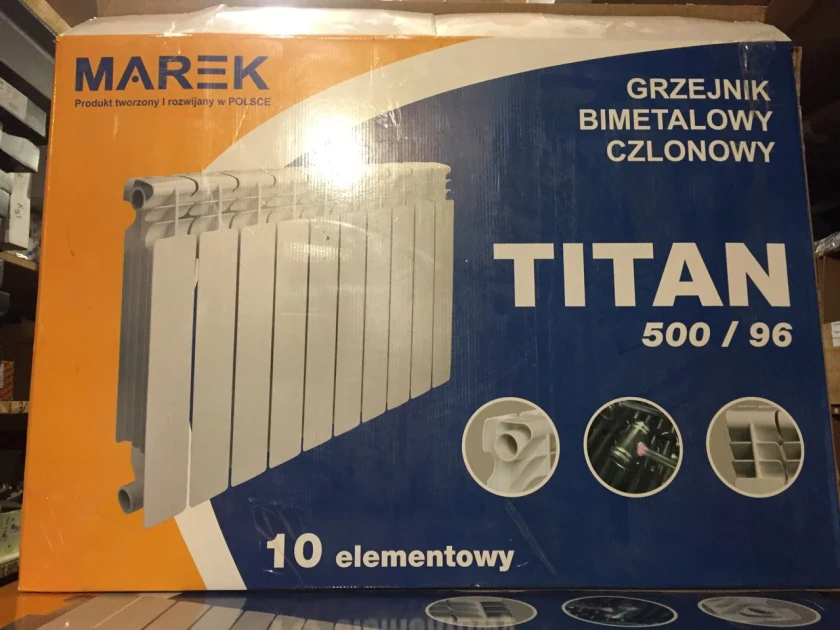 Биметаллический радиатор Marek Titan 500/96, фото 2