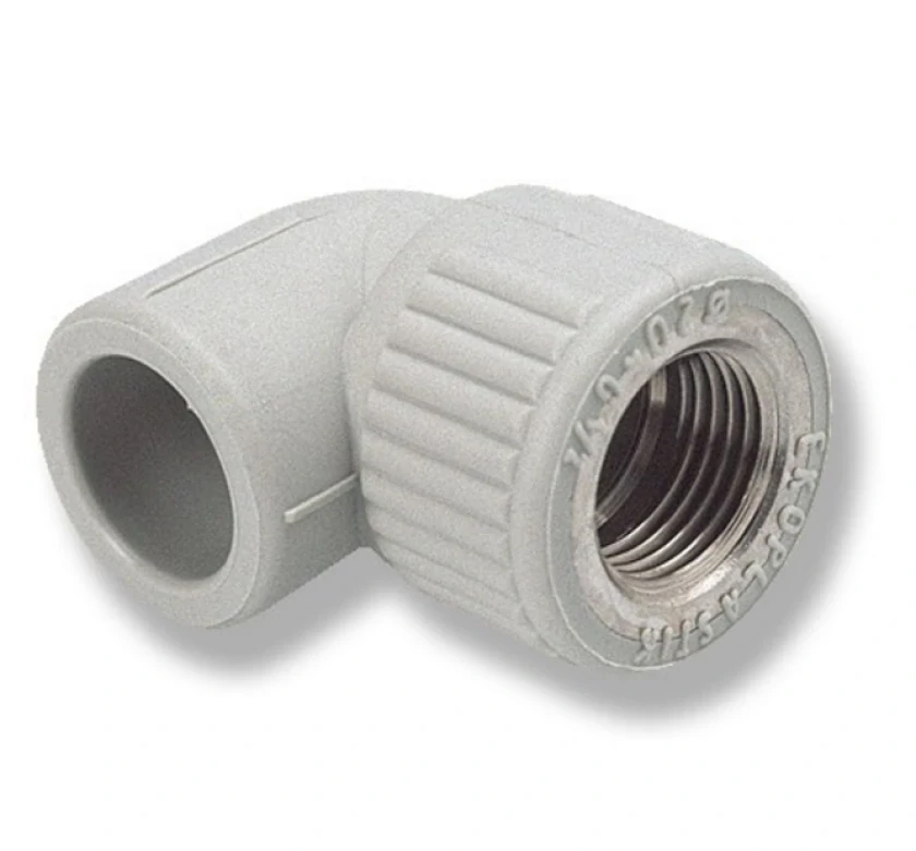 Полипропиленовый угольник Wavin Ekoplastik 90° 25х3/4" (внутренняя резьба), фото 1