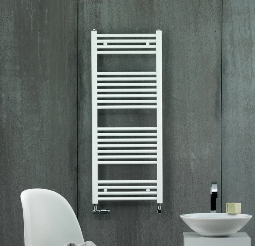 Рушникосушка водяна Zehnder Aura PBZ-180-050 1856х500мм Біла, фото 1