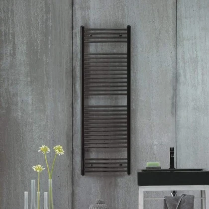 Рушникосушка водяна Zehnder Aura PBZ-120-040 1217х400мм Антрацит