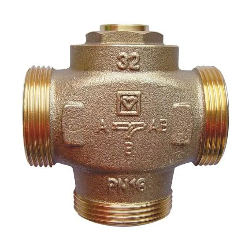 Клапан трехходовой термосмесительный HERZ Teplomix DN32 61°C (1 1/4" резьба) (1776604), фото 1