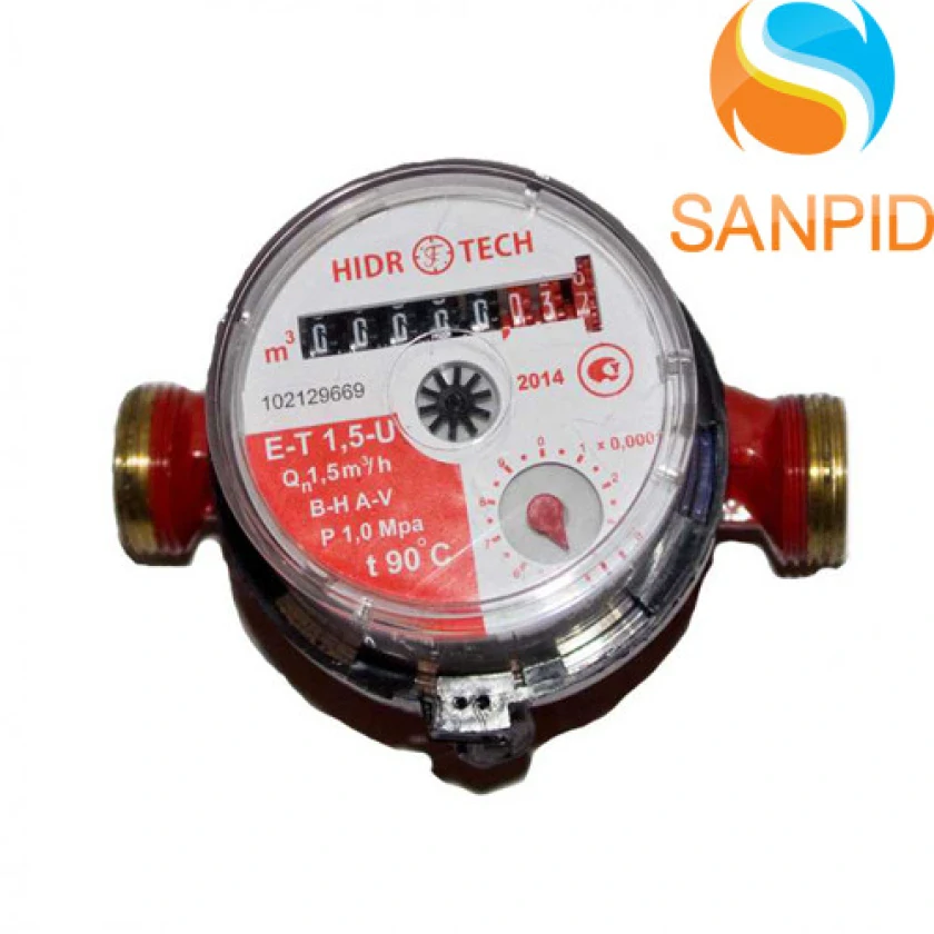 Счётчик горячей воды Hidrotech Ду 15 E-T 1,5 U, фото 1
