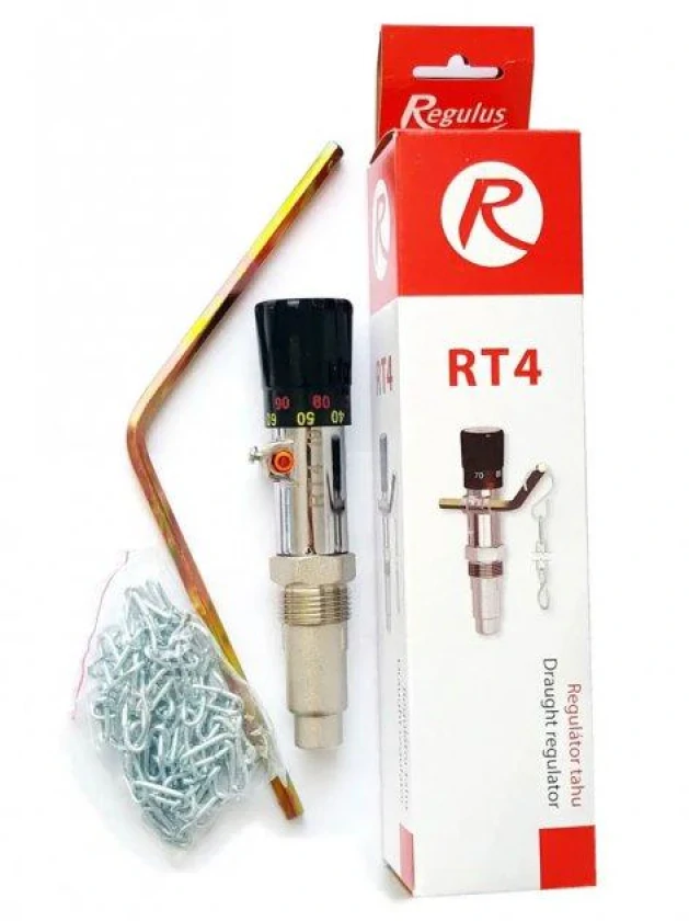 Регулятор тяги для твердотопливных котлов Regulus RT4, фото 1