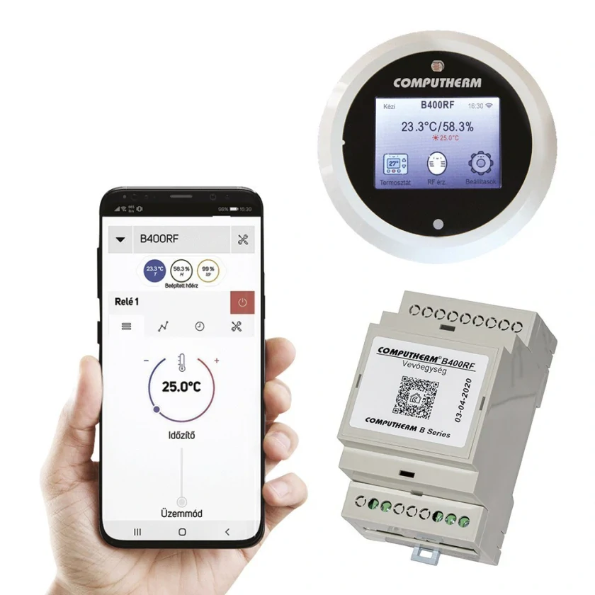 Беспроводной Wi-Fi терморегулятор Computherm B400RF, фото 1