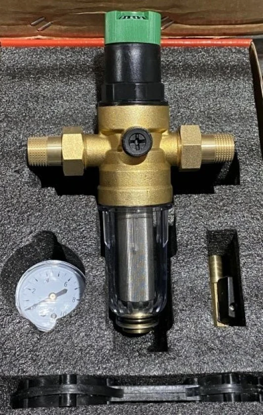 Фильтр самоочистной с редуктором давления Karro (KR8800) 3/4", фото 3