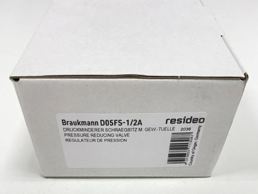 Редуктор давления воды Honeywell Resideo Braukmann D05FS-1/2A DN15 PN16 70°C, фото 5