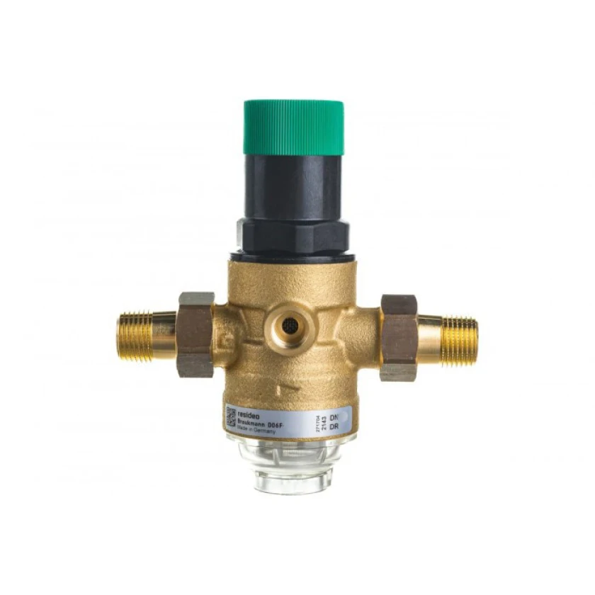 Редуктор давления воды Honeywell Resideo Braukmann D06F-1A DN25 PN16 40°C, фото 2