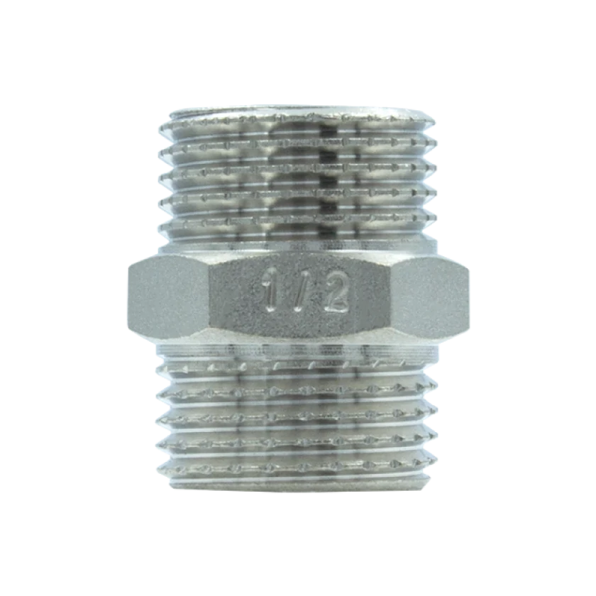 Фитинг ниппель Raftec N01 1/2" с наружной резьбой, фото 2