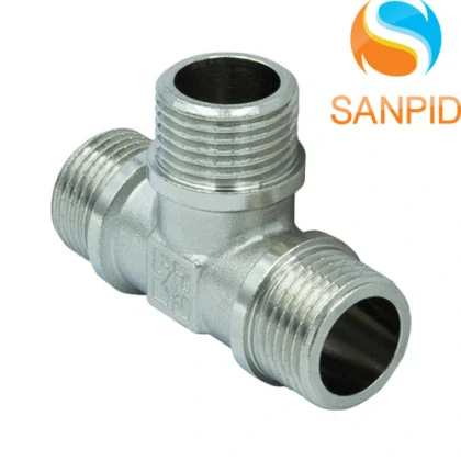 Фітинг трійник Raftec 1/2" TNNN010101 з зовнішньою різьбою