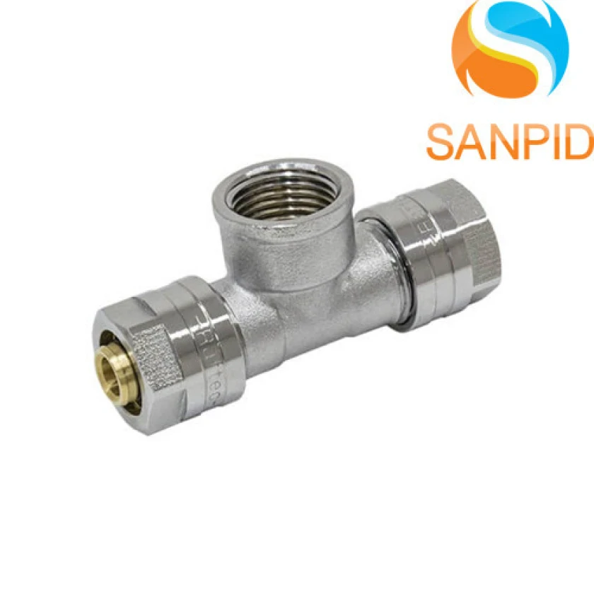 Тройник обжимной Raftec 20x1/2"x20 с внутренней резьбой, фото 1