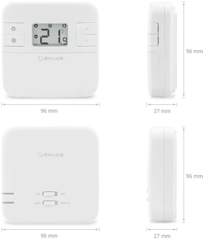 Беспроводной электронный терморегулятор Salus RT310RF, фото 4