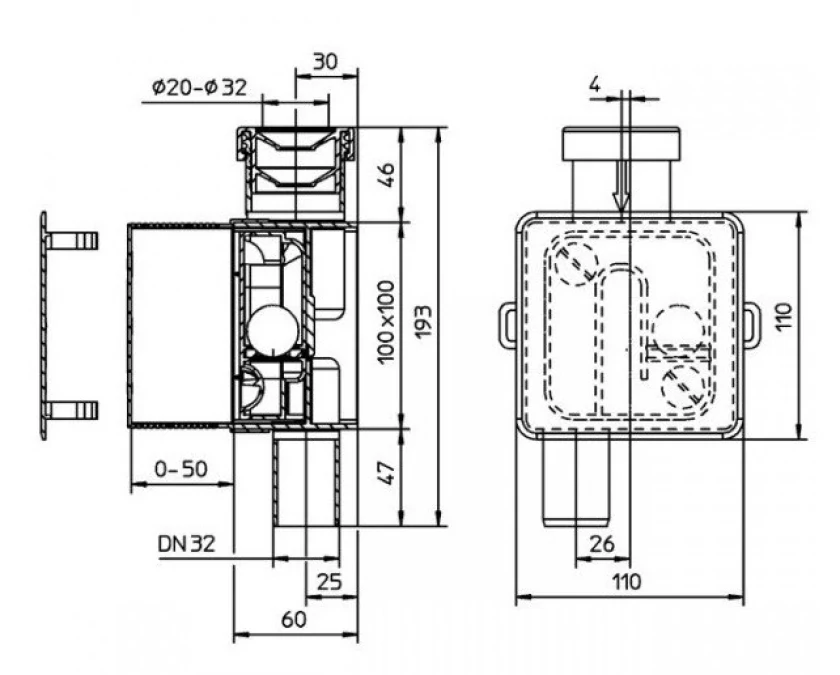 Сифон для дренажу кондиціонерів Hutterer & Lechner HL138, фото 2