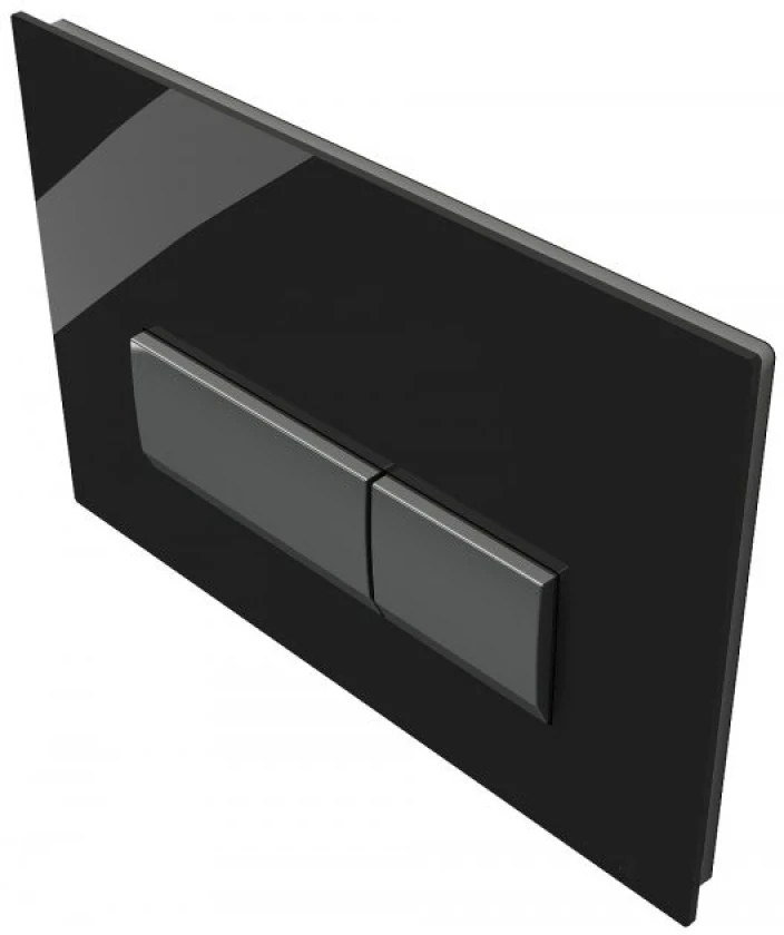 Панель смыва Koller Pool Integro Black Glass, фото 2