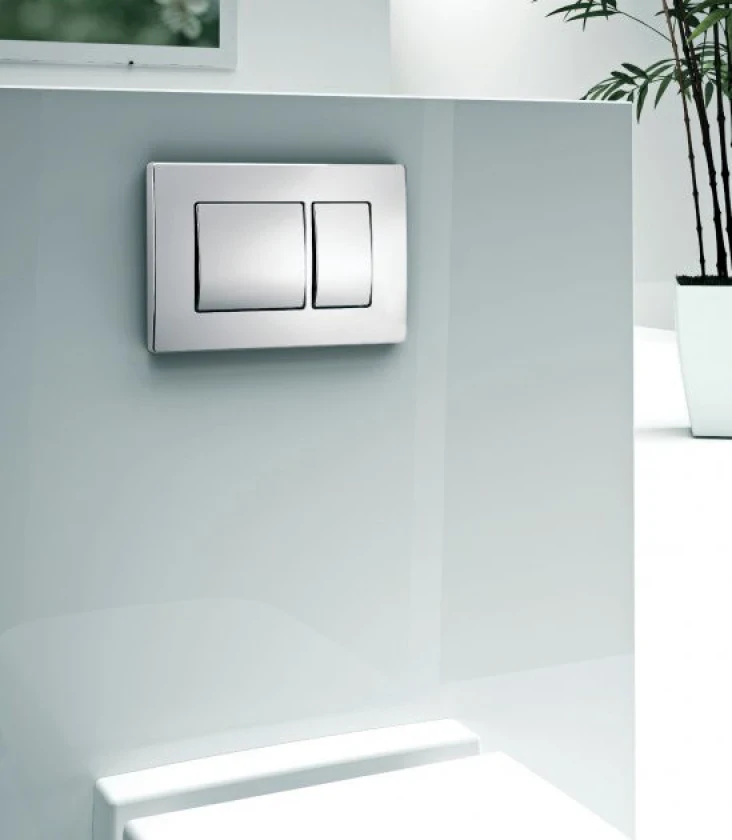 Панель смыва Koller Pool Kvadro White, фото 2