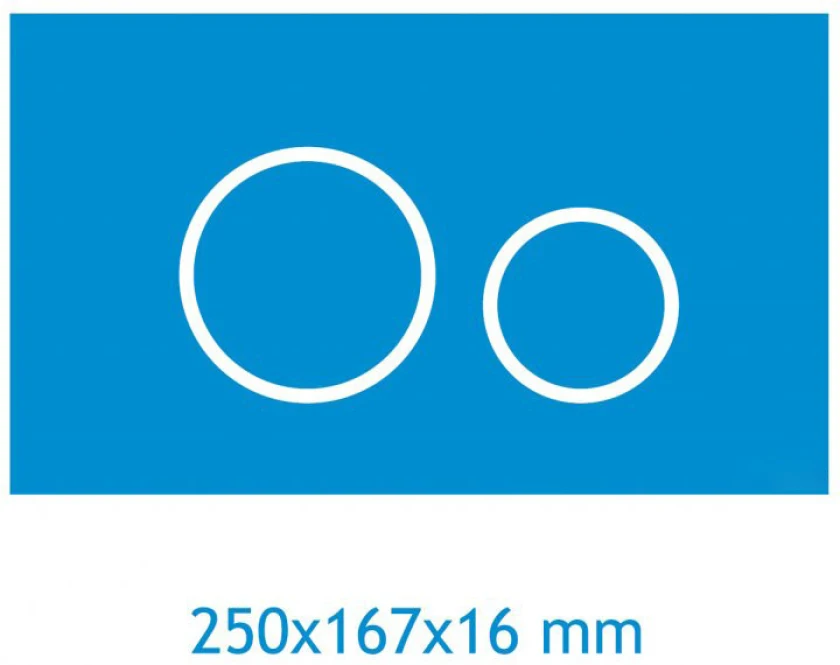 Панель смыва Koller Pool Twin Chrome, фото 3