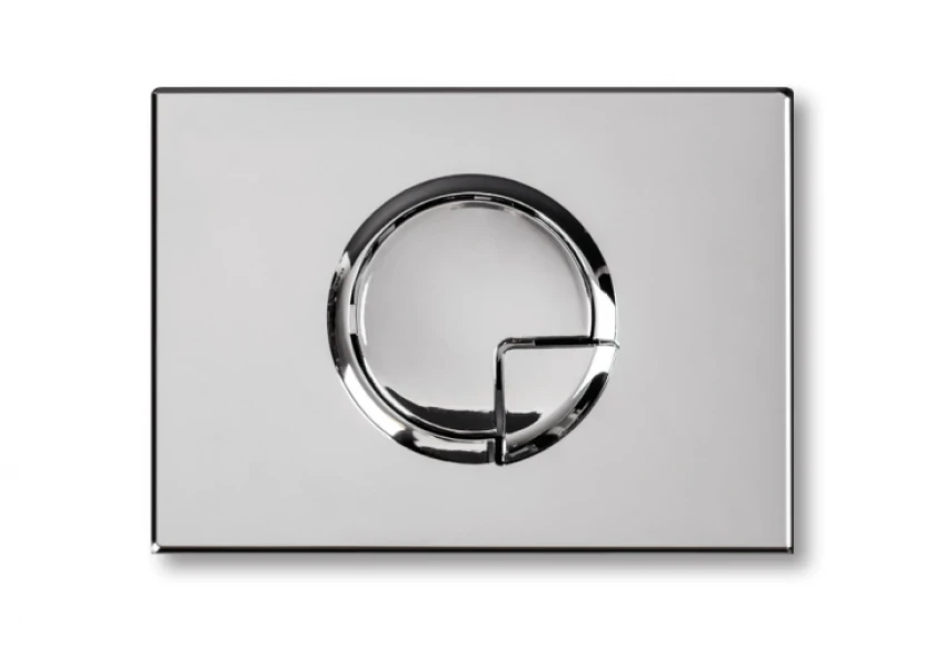 Панель смыва Koller Pool KVADRO ARC Bright Chrome (KP-223-002), фото 1