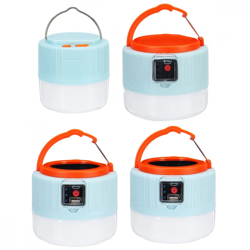 Ліхтар багатофункціональний Solar Emergency Light 1000W із сонячною панеллю, фото 2