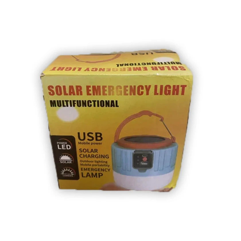 Ліхтар багатофункціональний Solar Emergency Light 1000W із сонячною панеллю, фото 5