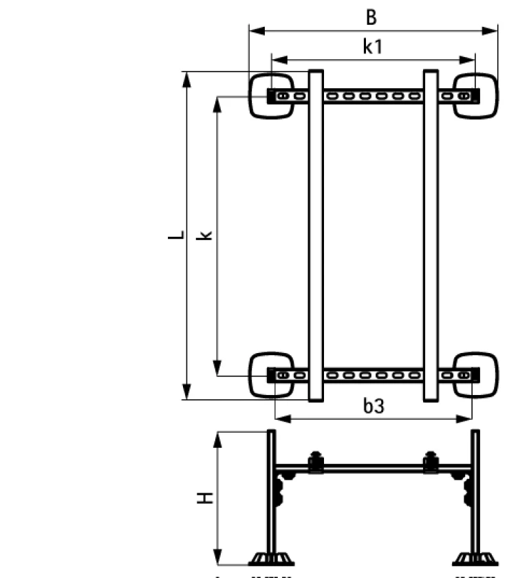 Комплект рами Walraven K1 BIS Yeti Frame Set 1000х600х400 мм 67685532_k1, фото 2