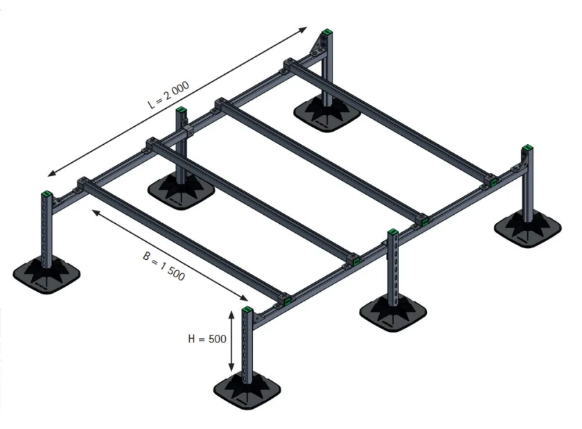 Комплект рами Walraven K3 BIS Yeti Frame Set 1500х2000х500 мм 67685532_k3, фото 1