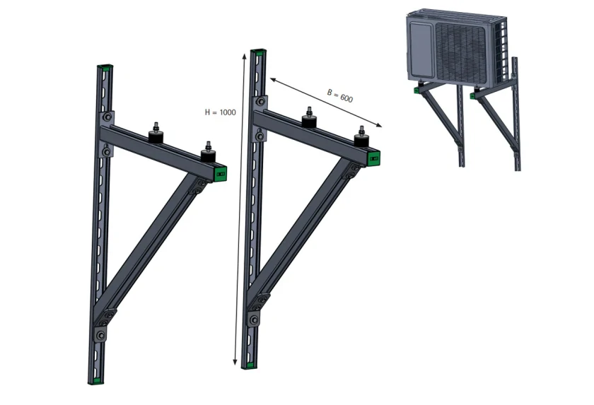 Комплект консолей Walraven BIS Rapid Strut ST4 HD 1000x600 мм 65053562242_КК, фото 1
