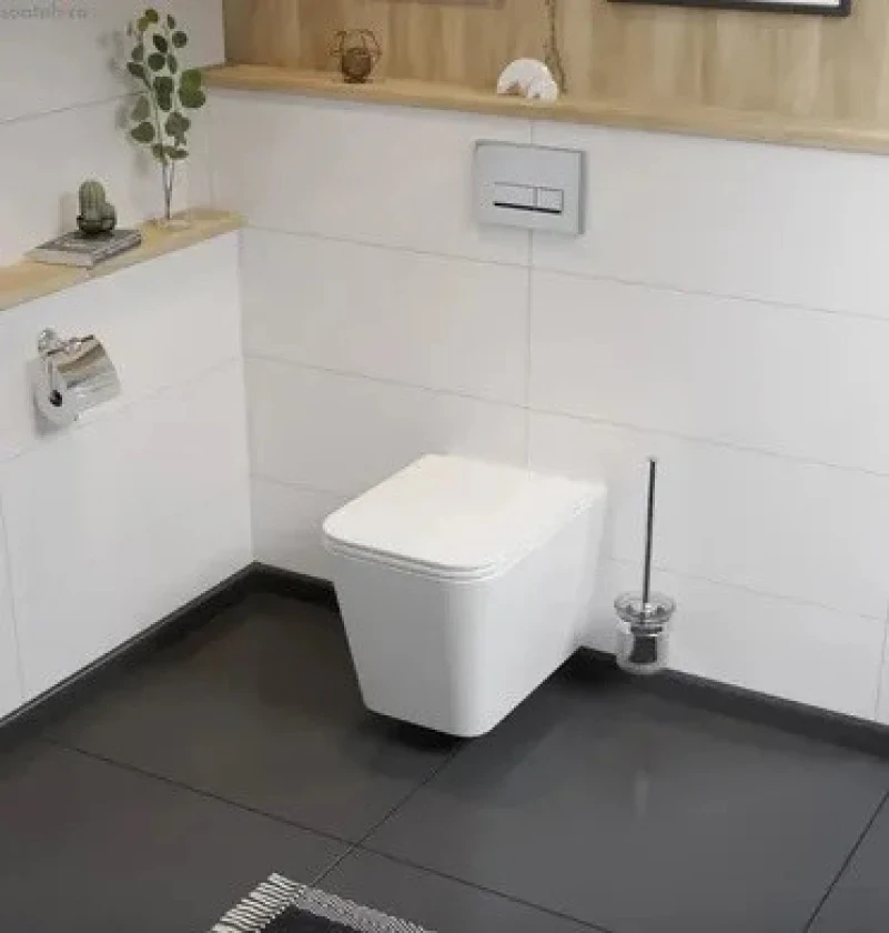 Система инсталляции GEBERIT Duofix 458.103.00.1 + унитаз подвесной Koller Pool Kvadro KR-0530-RW Soft Close, фото 4