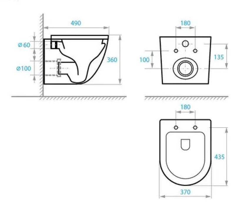 Система инсталляции GEBERIT Duofix 458.103.00.1 + Унитаз Koller Pool Round Smart 3.0 RN-0490-RQ3 Soft Close, фото 8
