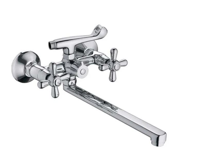 Смеситель для ванны и раковины Haiba Dominox Chr-140 Euro, фото 1