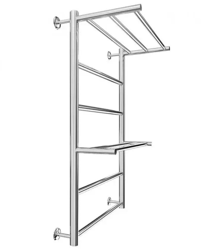Водяна рушникосушка Mario INOX Анкона 770х530/500мм (1.8.044544.P), фото 3