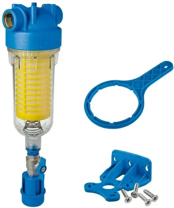 Самопромывной фильтр для воды Atlas Filtri KIT Hydra 1/2" от механических примесей + картридж RLH 90 mcr (RA6000010), фото 1